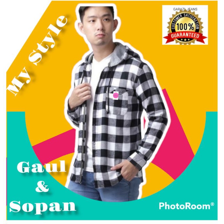 Hoodie Flanel terbaru/kemeja distro terlaris