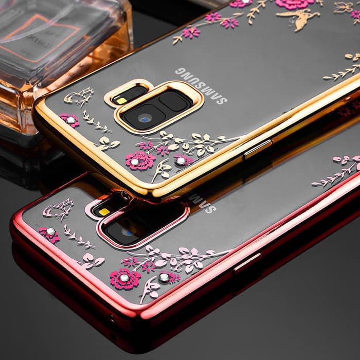 TPU FLOWER case Samsung J4 Plus / case Samsung J6 Plus 2018 / case hp / soft case / hard case