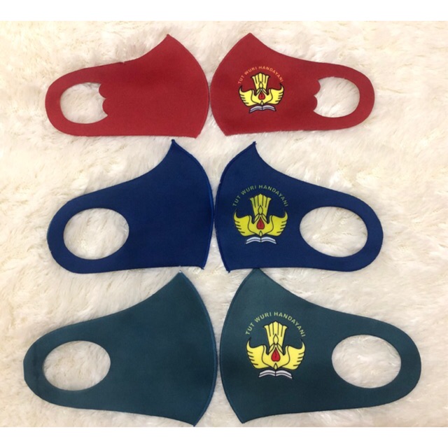 masker anak SD SMP SMA PRAMUKA READY TUT WURI HANDAYANI masker anak SD SMP SMA PRAMUKA READY TUT WURI HANDAYANI
