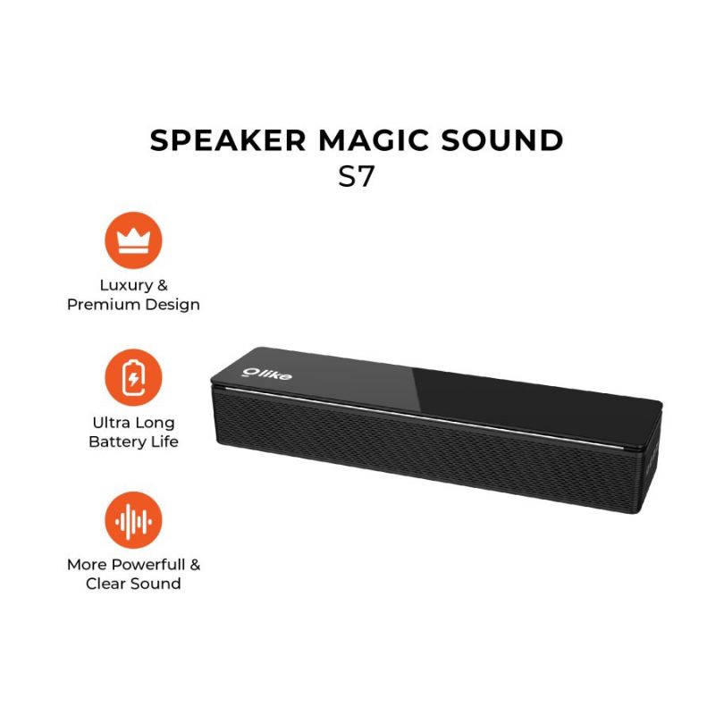 OLIKE S7 SPEAKER BLUETOOTH MAGIC SOUND GARANSI 1 TAHUN