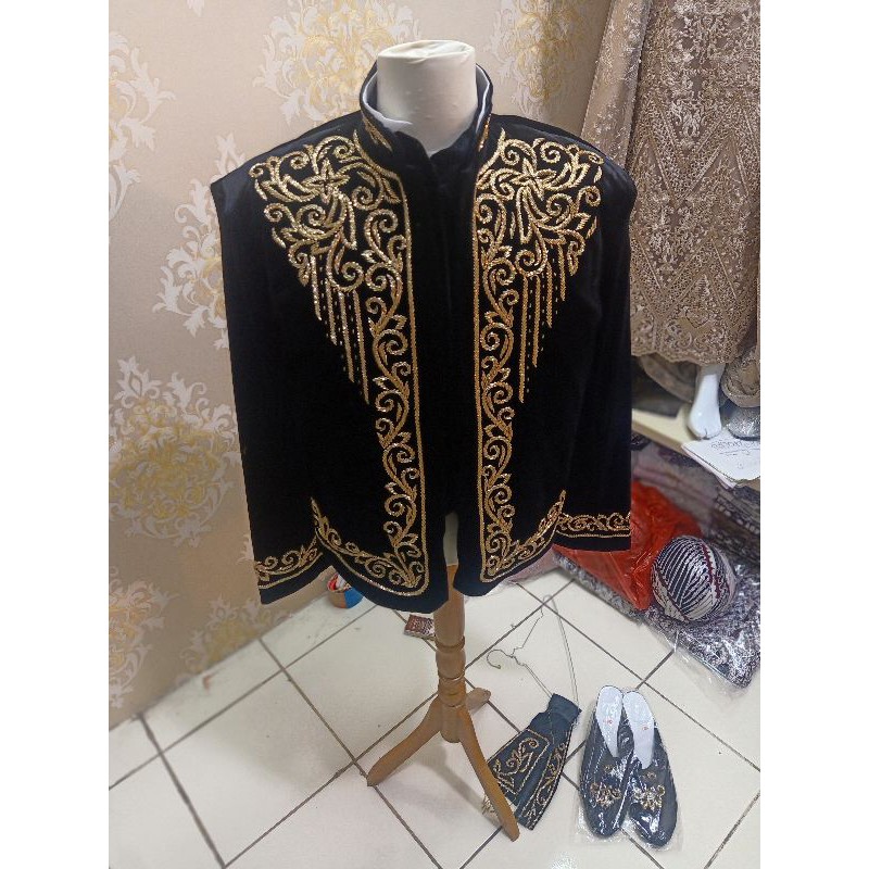 Baju cowok pengantin bludru jawa/cowok bludru