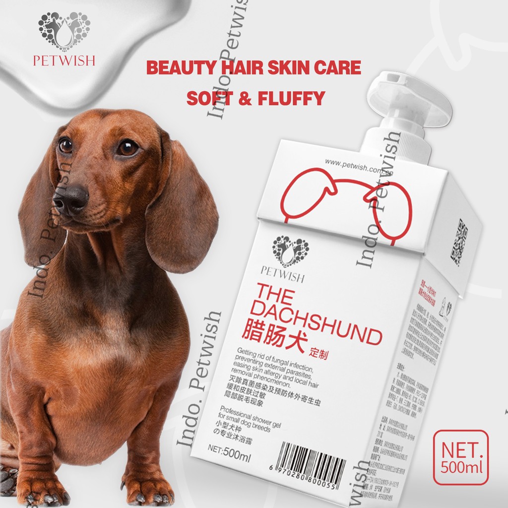 Petwish Shampo Anjing 500ML - The Dachshund - Dog Shampoo