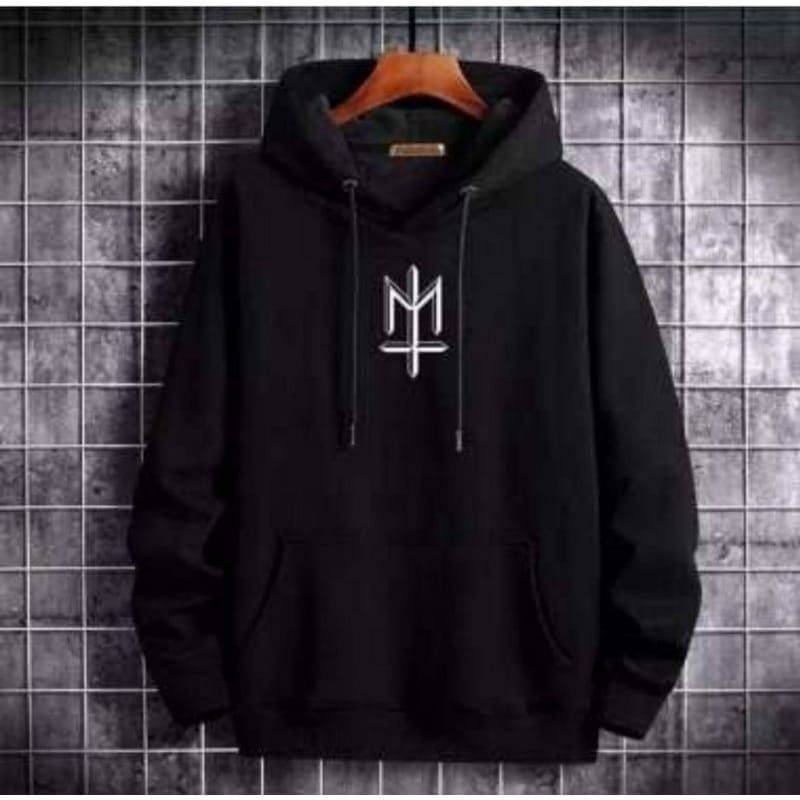 sweater Hoodie  M CROSS Wanita dan Pria Unisex bahan fleece Tebal kaos Distro keren