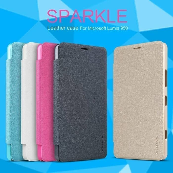 NOKIA Lumia 950 Flip Cover NILLKIN Sparkle Case