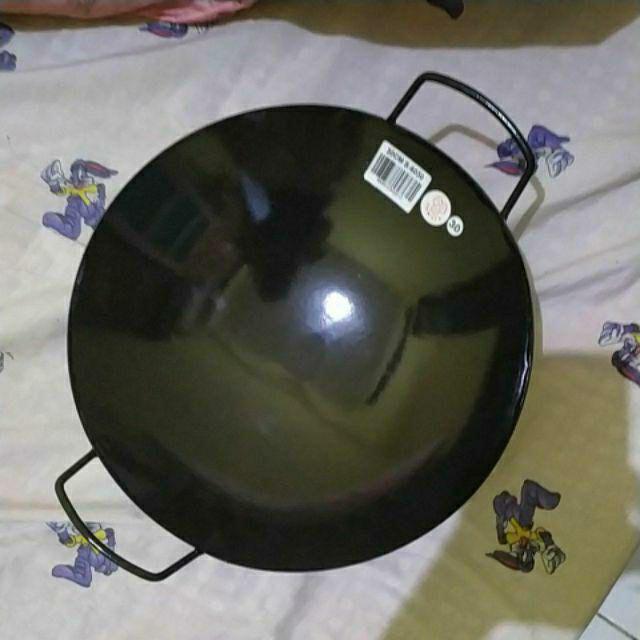 Kuali Wajan Penggorengan Anti Lengket 43cm Yamata / Kuali Masak Enamel