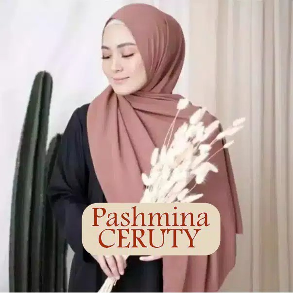 Pashmina Ceruty Babydoll Premium / Pashmina / Hijab Pashmina / Jilbab Pashmina / Pashmina ceruti