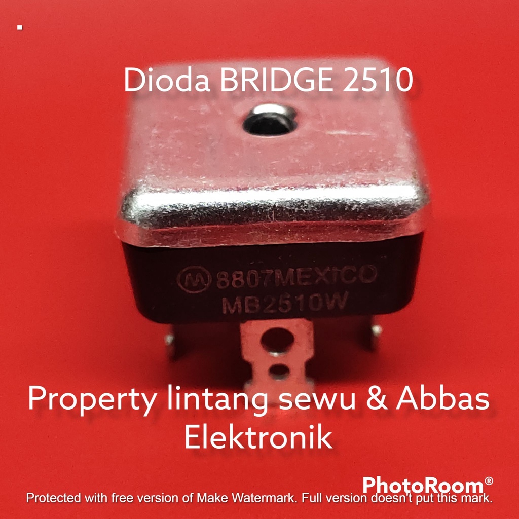 DIODA KOTAK BRIDGE MB2510W MBW 2510 25 AMPER