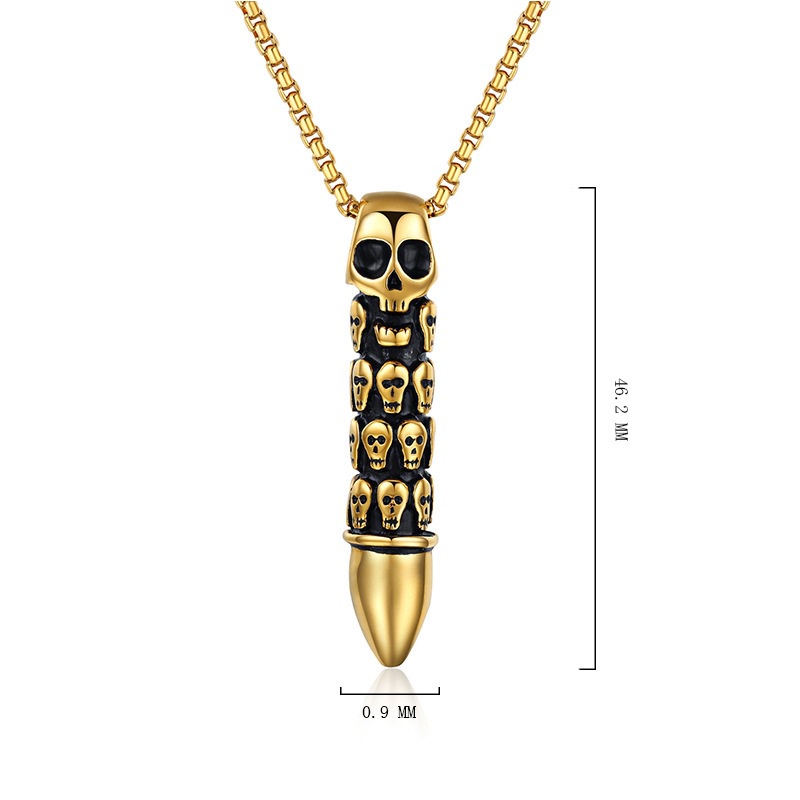 Skull Pendant Fashion Fashion Men's Alloy Jewelry