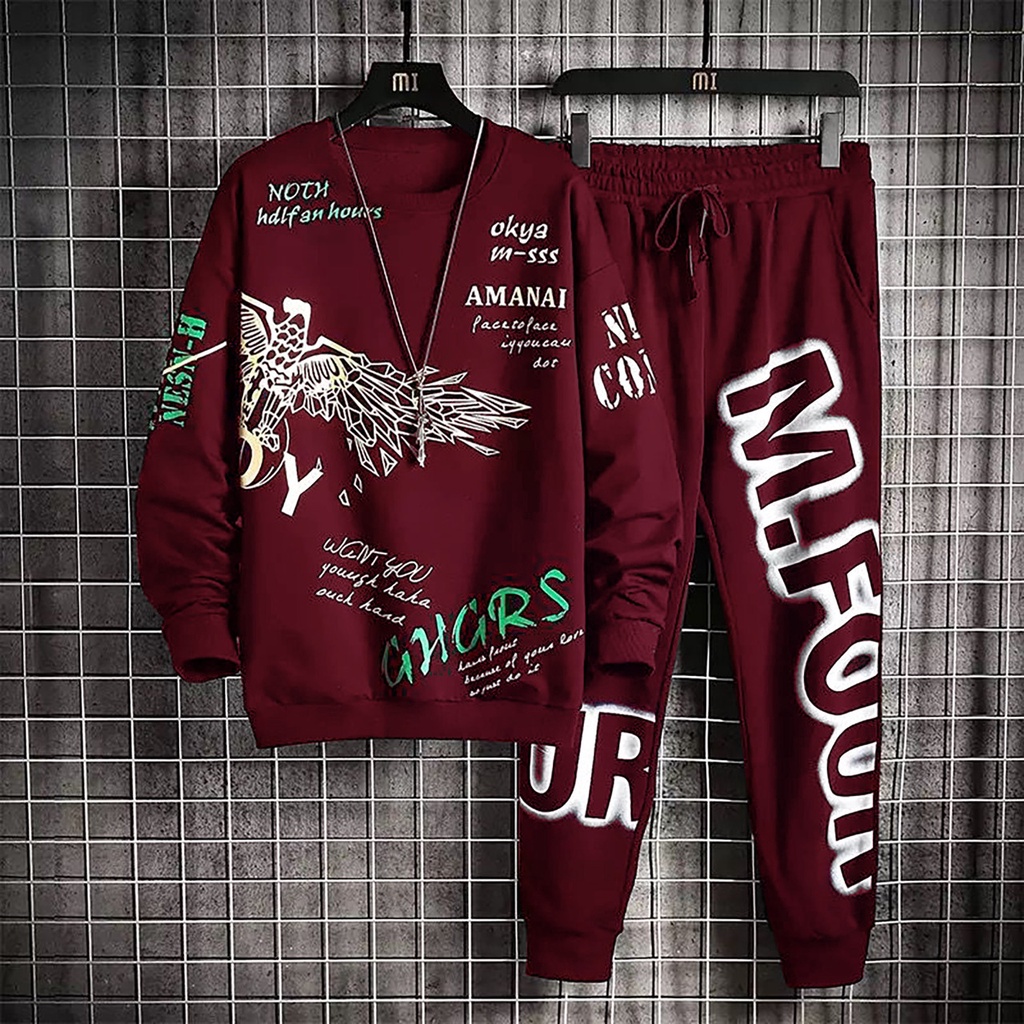 COD/ARPIOSSHOP - STELAN AMANAI - SETELAN PRIA/WANITA SATU SET ( SWEATER + JOGGER ) MODEL KEKINIAN