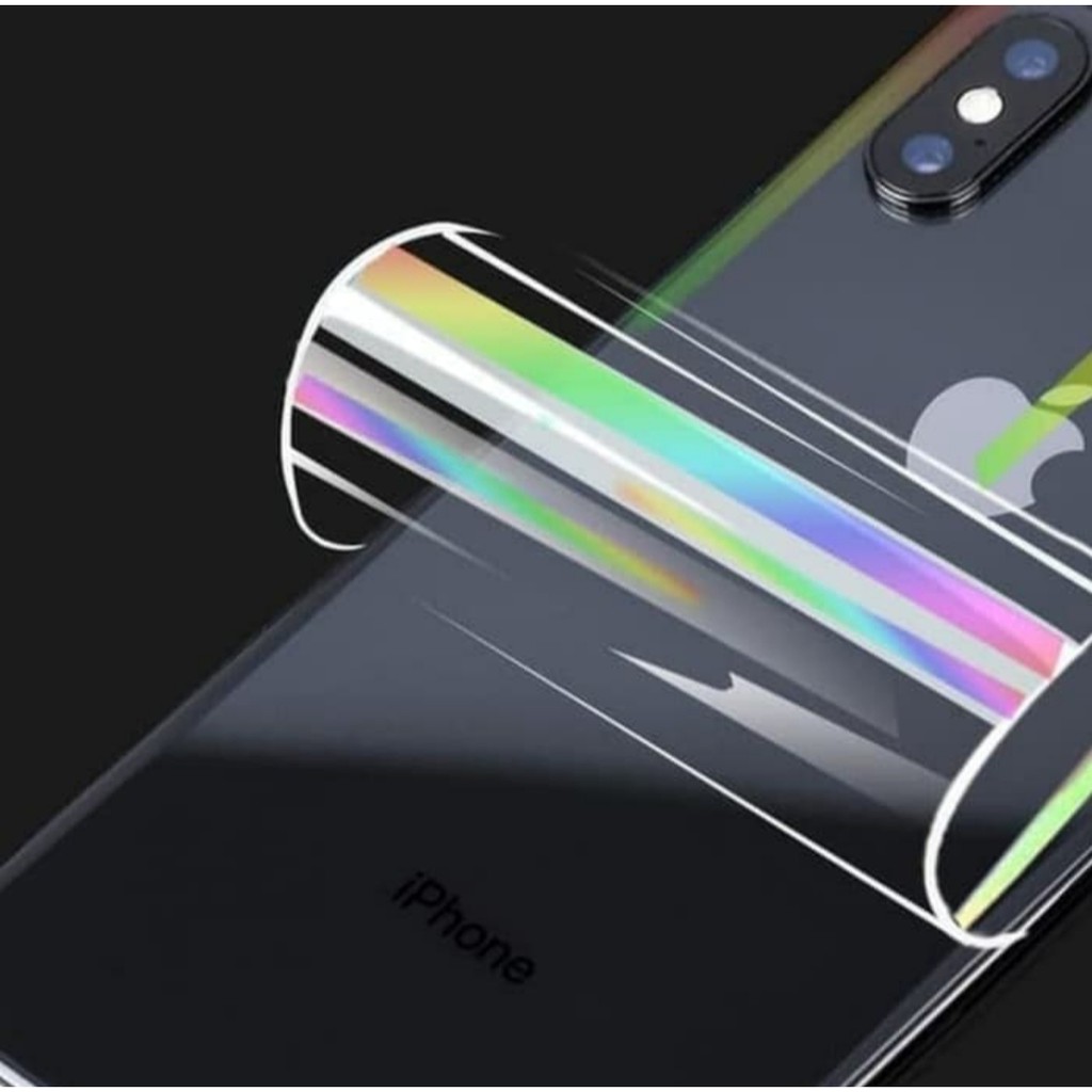 Skin Aurora Rainbow SAMSUNG Note 8 9 10 10+ 20 20 ULTRA lite Back Anti Gores Belakang