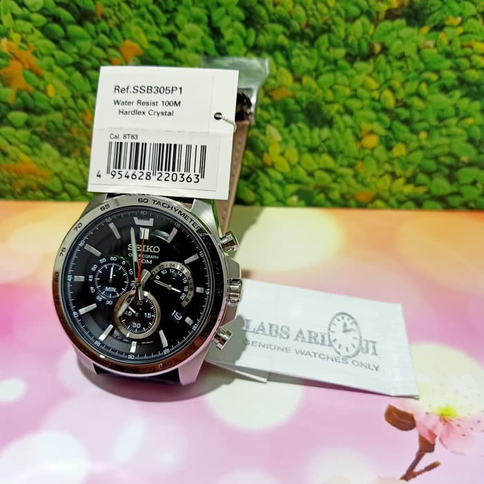 SEIKO SSB305P1 SSB305 Chronograph Quartz Tachymeter Original