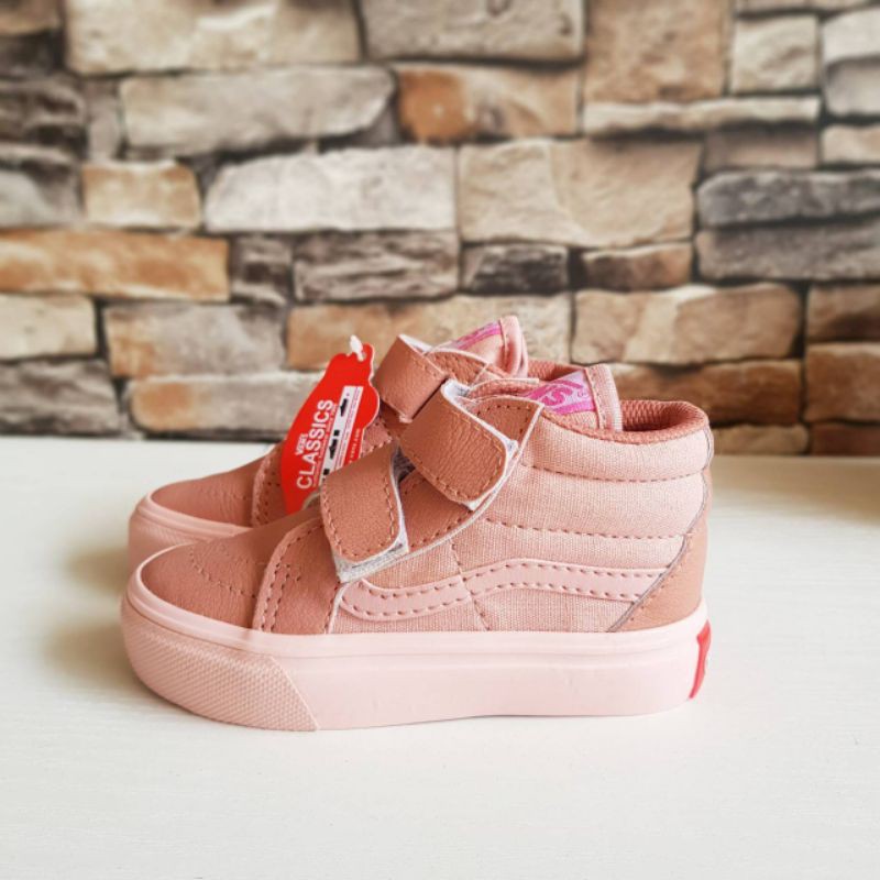 sepatu bayi perempuan vans pink size 17-25