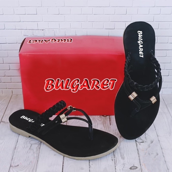 Sandal Wanita Jepit Tali Kepang Belakang BA 30-4