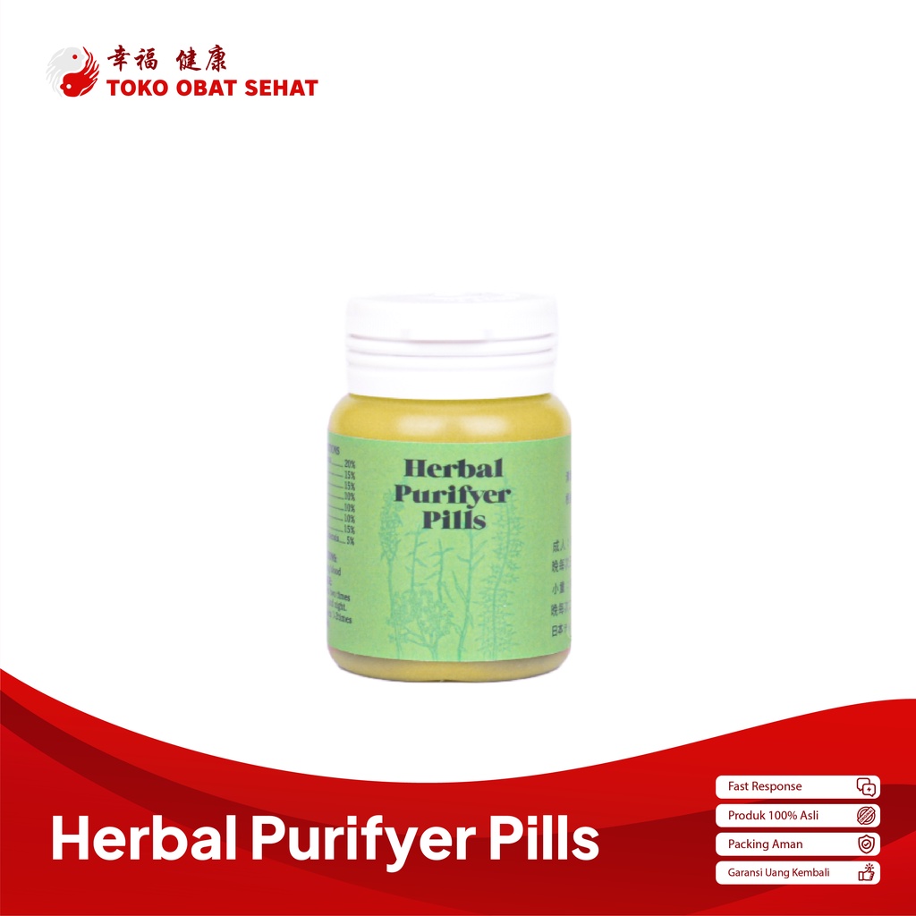 HERBAL PURIFYER PILLS obat gatal  - eksim - alergi kulir manjur