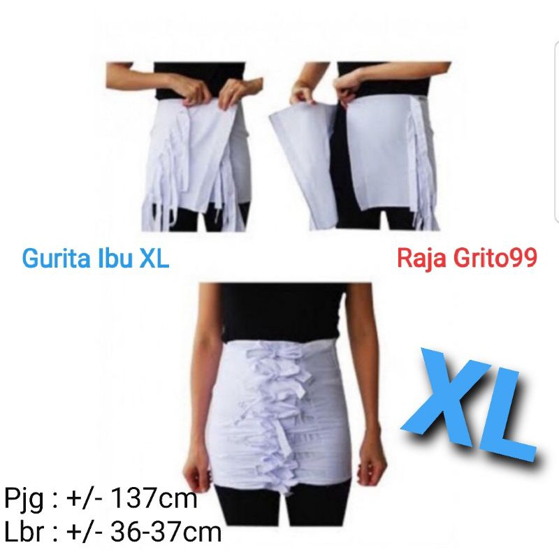 1 pcs Gurita Ibu melahirkan XL / grita tali ibu XL / grito ikat ibu pasca melahirkan / Stagen ibu XL