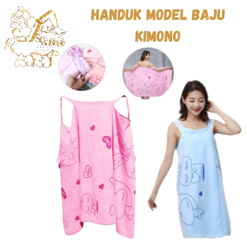 HANDUK BAJU MODEL KIMONO