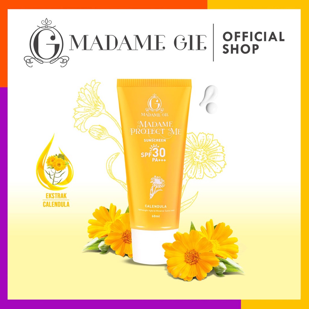 Madame Gie - Madame Protect Me Sunscreen SPF 30 PA +++ With Calendula