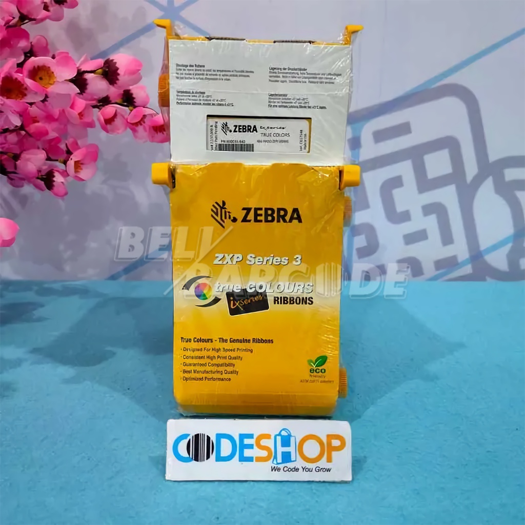 TINTA WARNA YMCKO PRINTER ZEBRA ZXP3 SERIES @200 SISI