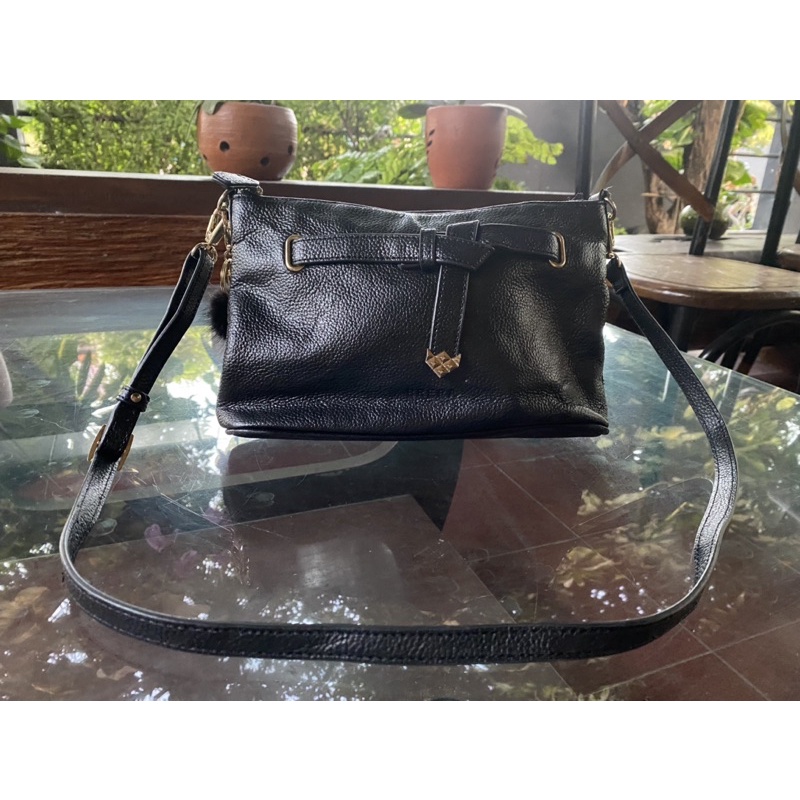 Tas sling kulit branded merk brera