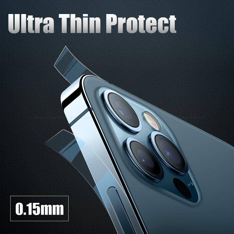 2sets/lot Matte Clear Phone Side Film For iPhone 13 Pro Max mini Border Frame Sticker Rim Protective Carbon Fiber Hydrogel Film