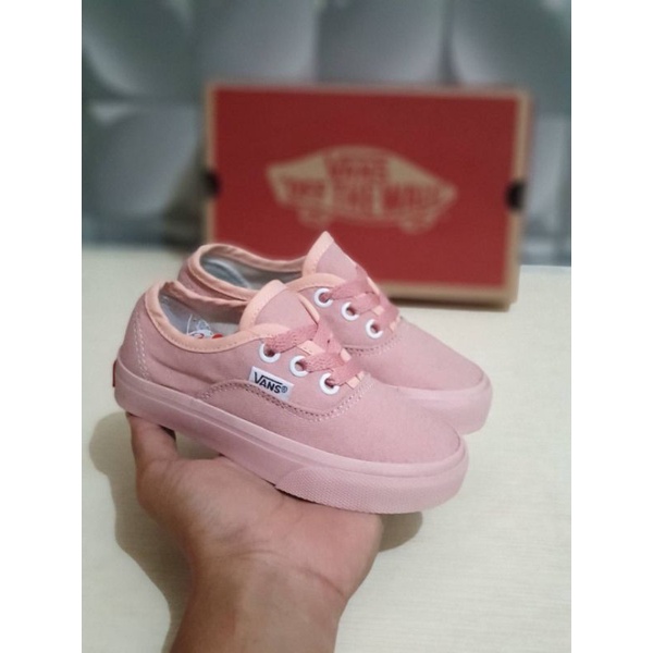 Sepatu Anak Vans autentic Pink Size 16 - 35 Premium Quality