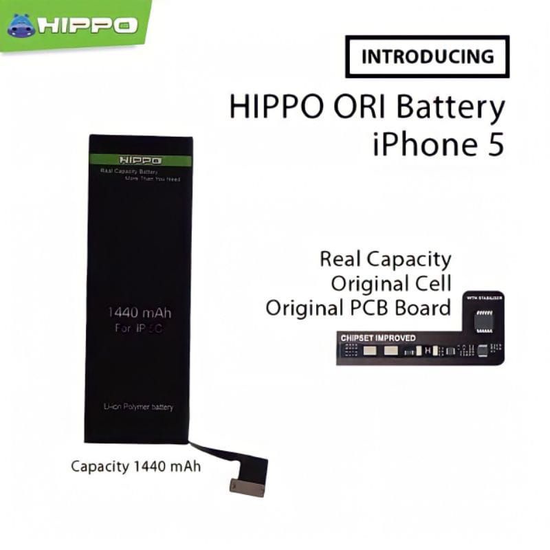 BATERAI HIPPO IPHONE 5G/5S BEKAS