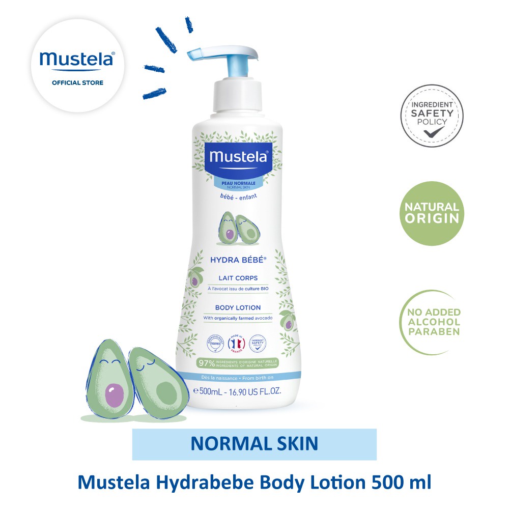 Lotion Bayi Mustela Hydra Bebe Body Lotion 500ml