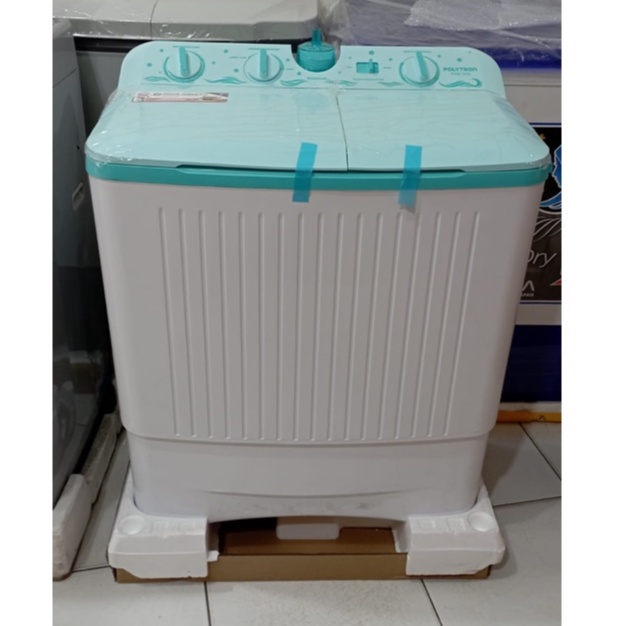Mesin Cuci 2 Tabung Polytron PWM 9076 9 Kg Garansi Resmi Khusus Jawabarat Jabodetabek (Kota bandung dan Cimahi Bisa COD)