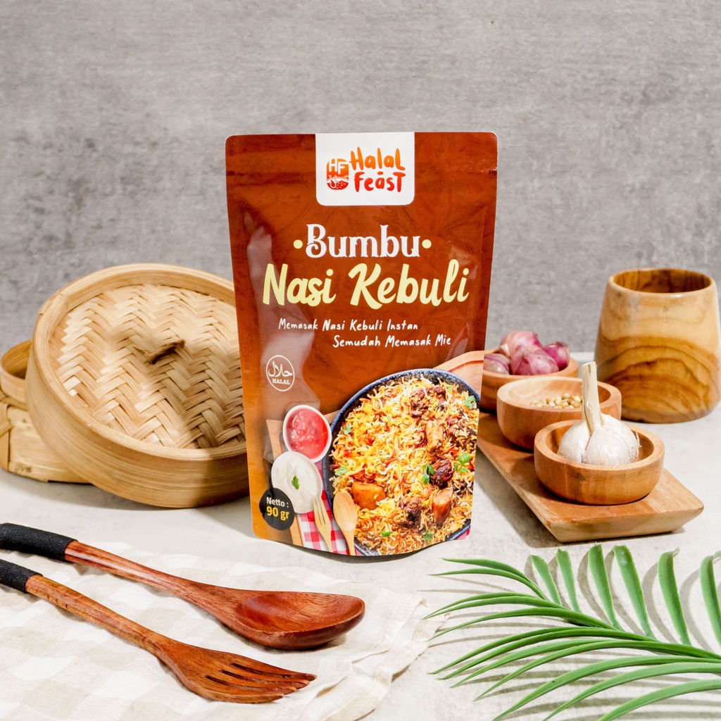 

PAKET KENYANG NASI KEBULI BUMBU INSTAN PLUS BASMATI KEMASAN REGULER BISA COD