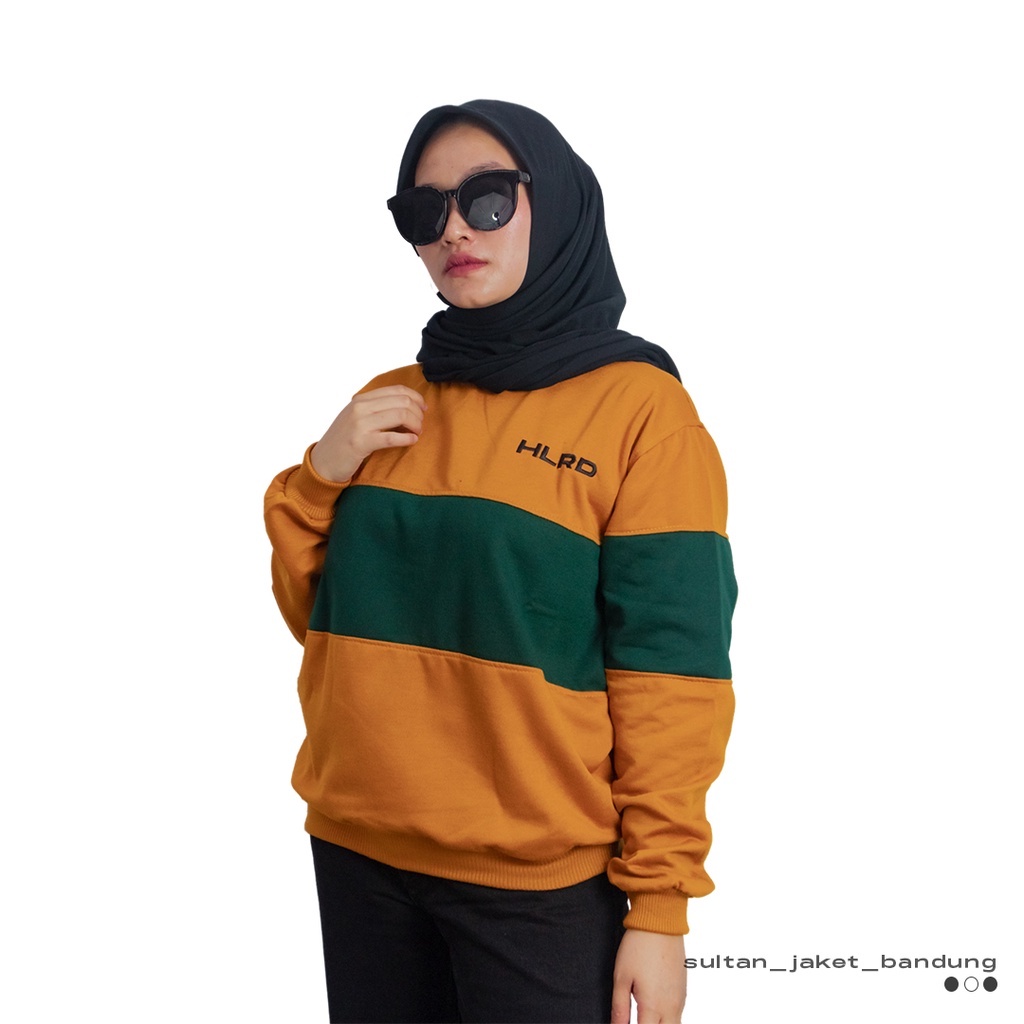 Holyrider Sweatshirt Stripe Henzie Emerald II  Sweatshirt Stripe Fashionable