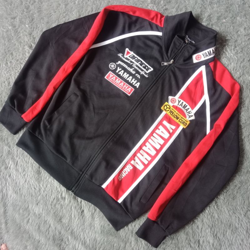 jaket yamaha yellow corn second
