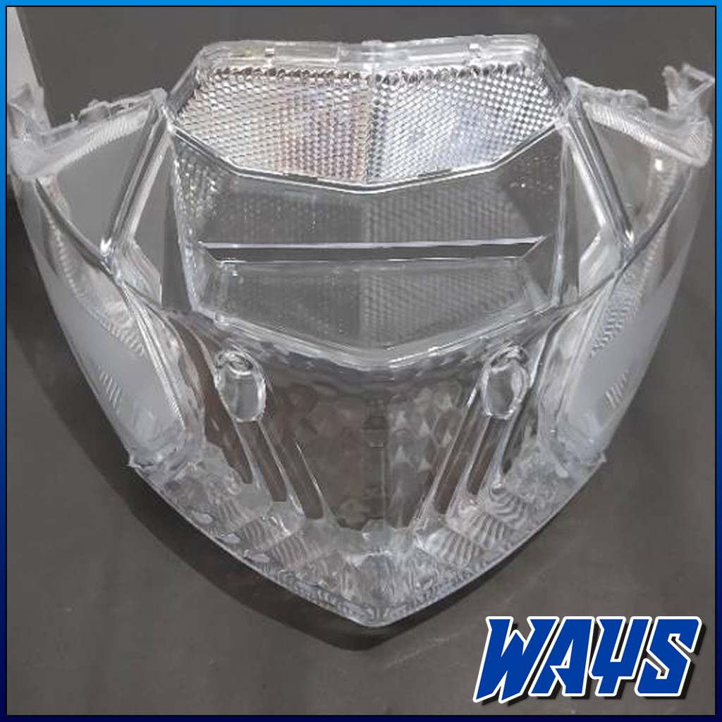 [M003] Stoplamp Kaca Mika Lampu Rem Stop Sein Bening Transparan Honda Beat 2014