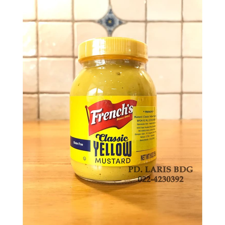 

Unik FRENCH'S CLASSIC YELLOW MUSTARD 9oz/255GR (FRENCH MUSTARD) Limited