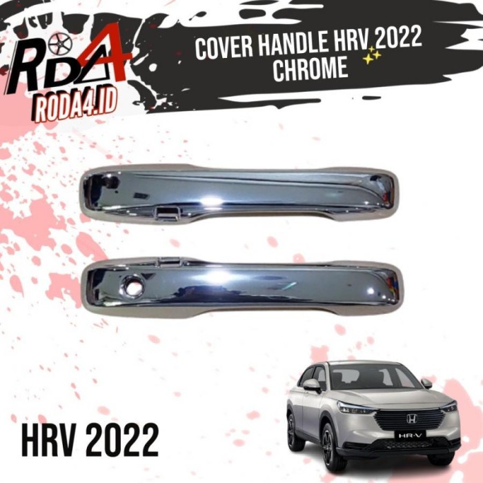 Cover Handle Mobil All New HRV 2022 Pelindung Pintu Chrome