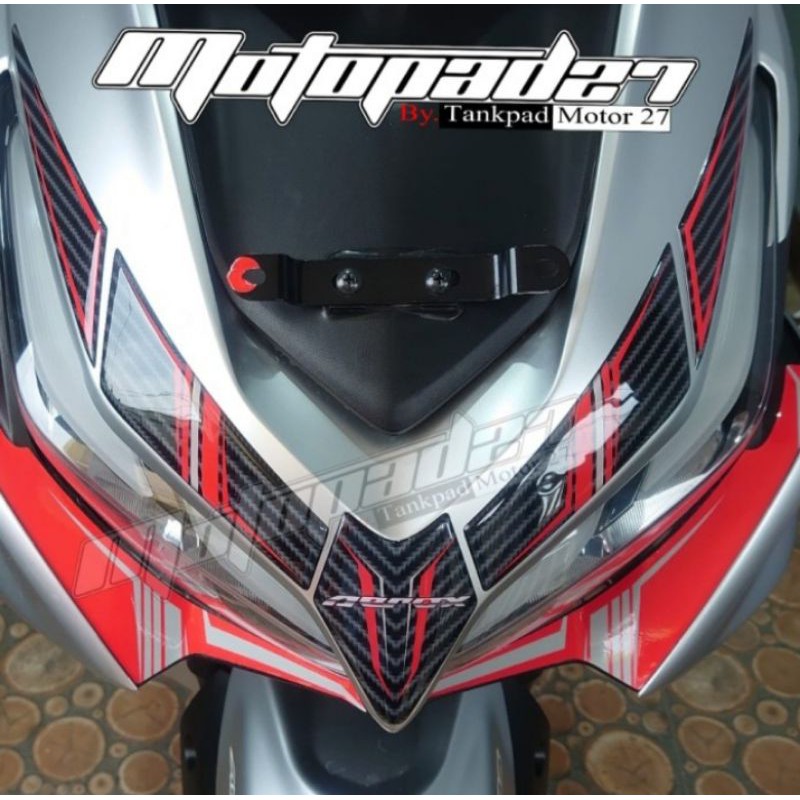 STIKER STICKER RESIN TIMBUL DASI DEPAN WINGLET YAMAHA NEW AEROX 155 2020