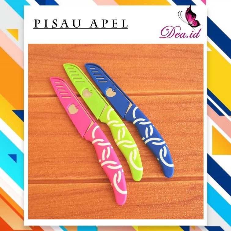 [DEASHOP](Knife set - peralatan masak) PISAU DAPUR - PISAU APEL - PISAU BUAH - PISAU TAJAM