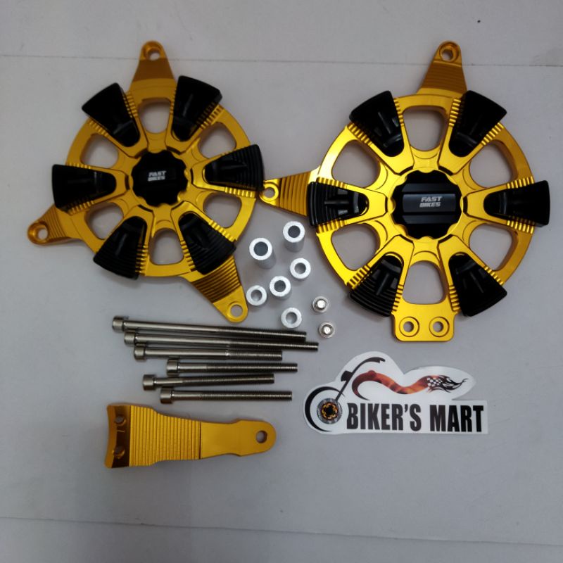 COVER MESIN VIXION SET KIRI KANAN CNC GOLD