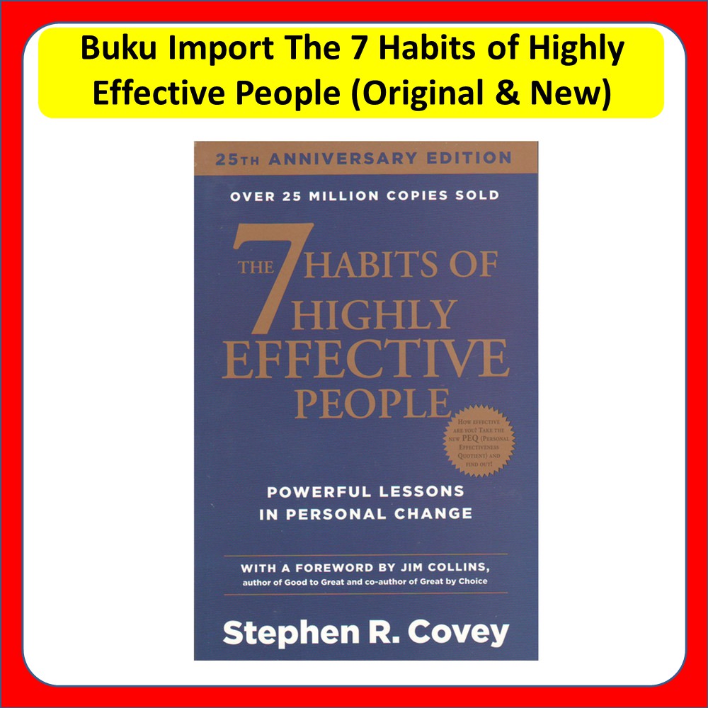PROMO Buku Import The 7 Habits of Highly Effective People (Original & New)