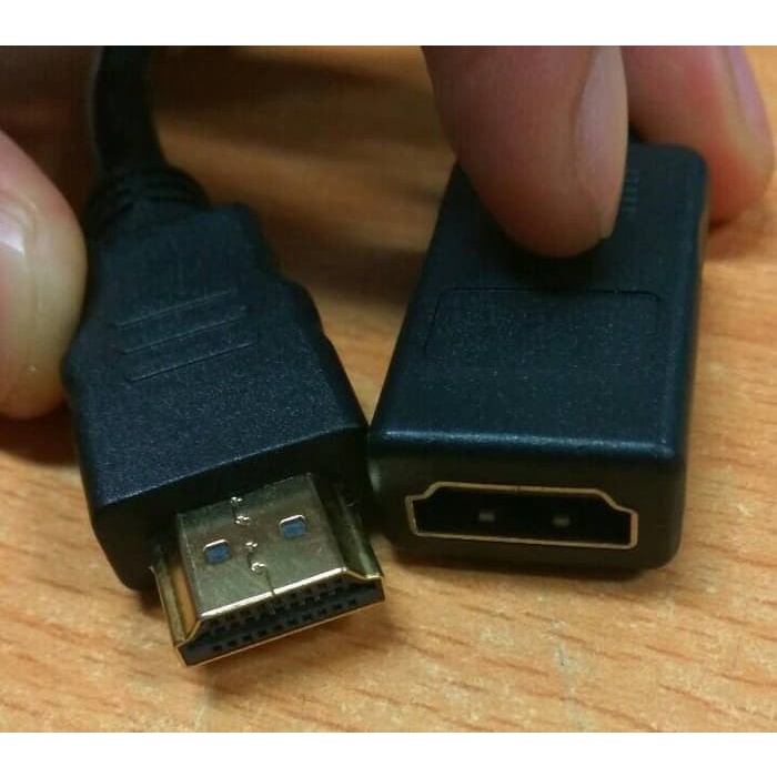 KABEL HDMI EXTENSION 30CM MALE TO FEMALE