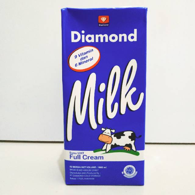 

Susu UHT Diamond Milk Full Cream 1000ml