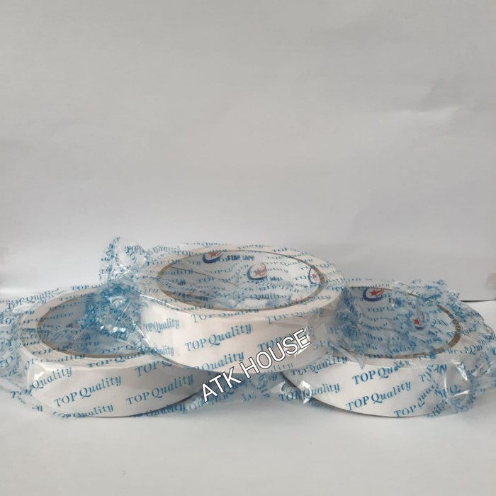 

Double Tape Solvent STARTAPE 24mm*12m/Strong Adhesive Double Side 1inc