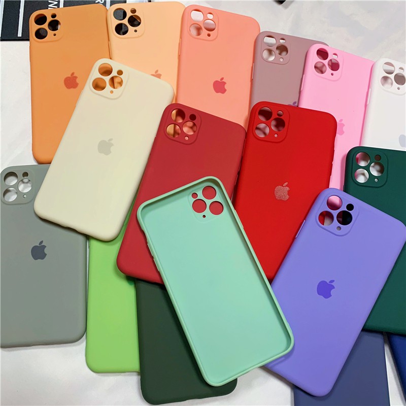 [Ready]Case iPhone 11 Candy Color Soft TPU Phone Case IPhone 6 6s 7 8 Plus Cover XR SE2020 Protective Casing phone case-2