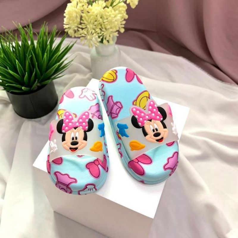 Sandal anak karakter Selop anak perempuan Sandal micky mouse anak