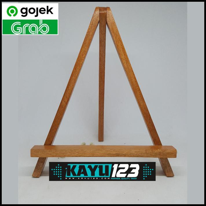 

Promo Wooden Easel 28X21 Cm Stand Kayu Tripod Kayu Photo Stand Lukis (We-01)