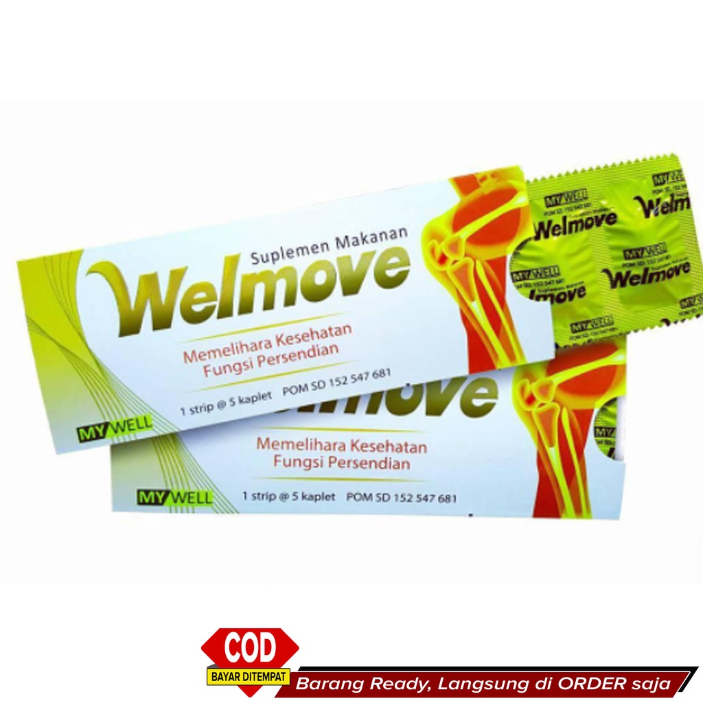 Best Seller Vitamin Obat Tulang Keropos Osteoporosis Nyeri Sendi Pertulangan AMPUH ~ Welmove strip i