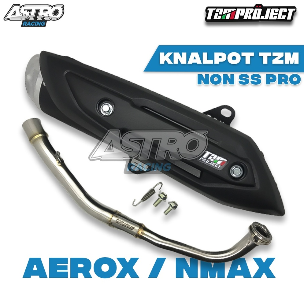 Knalpot TZM Project Racing BeaT Fi ESP Scoopy Fi ESP Vario 125 Vario 150 NMAX AEROX LEXI PCX 150 STD NON SS PRO FULL PACKAGE-NMAX 2015 - 2019 OLD