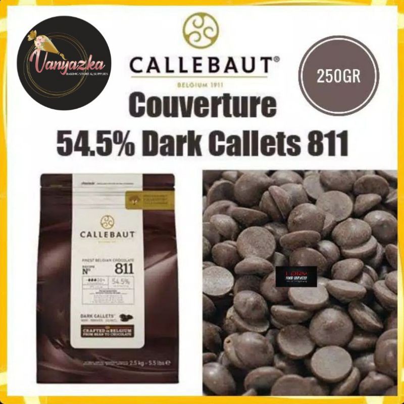 

Coklat Cokelat Dark Callets 811 Finest Belgian Barry Callebaut 250gr