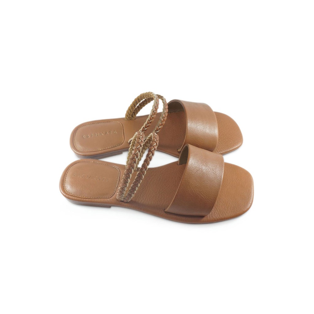 

SATUKATA-NIKU TAN (Sandal Wanita Kulit Asli Handmade Leather Product)
