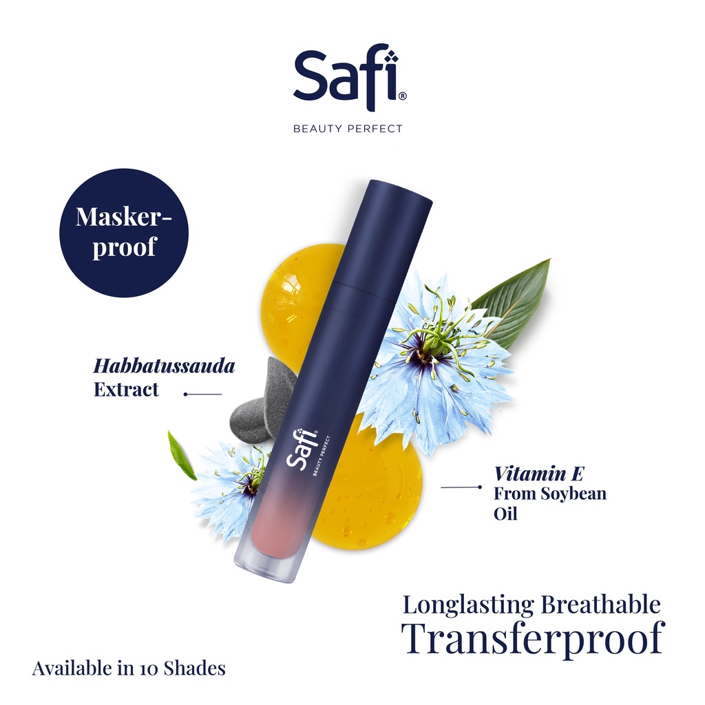 Safi Beauty Perfect Matte it Perfect Lip Cream With Habbatussauda & soybean oil - Lipstik & Lip Matt