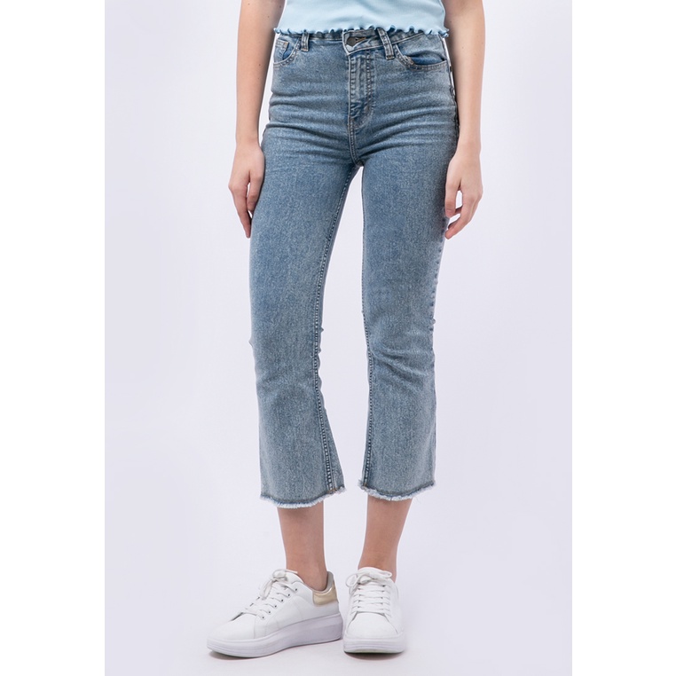 COLORBOX Cropped Flare Jeans Lt. Blue